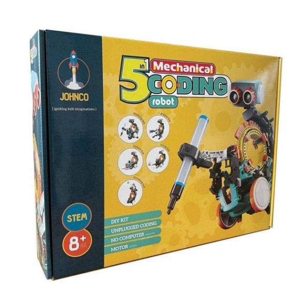 5 In 1 Mechanical Coding Robot  |   Stem Toys Shop Stem Toys