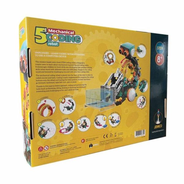 5 In 1 Mechanical Coding Robot  |   Stem Toys Shop Stem Toys