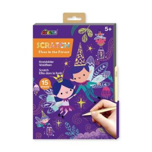 A5 Scratch Book – Elves In The Garden  |   Art & Craft Toys Art & Craft Toys Art & Craft Toys