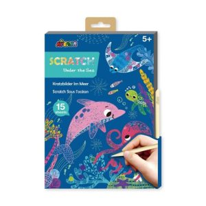 A5 Scratch Book – Under The Sea  |   Art & Craft Toys Art & Craft Toys Art & Craft Toys