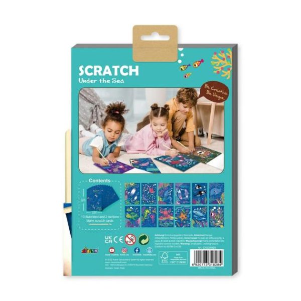 A5 Scratch Book – Under The Sea  |   Art & Craft Toys Art & Craft Toys Art & Craft Toys