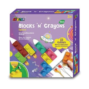 Blocks’N’Crayons – Space  |   Art & Craft Toys Art & Craft Toys Art & Craft Toys