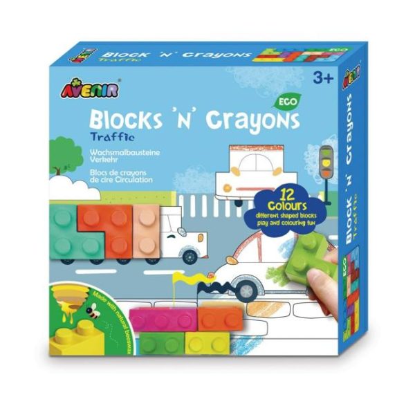 Blocks’N’Crayons – Traffic  |   Art & Craft Toys Art & Craft Toys Art & Craft Toys