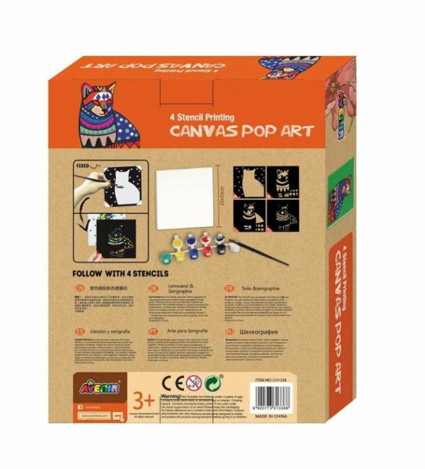 Canvas Pop Art – Cat  |   Art & Craft Toys Art & Craft Toys Art & Craft Toys