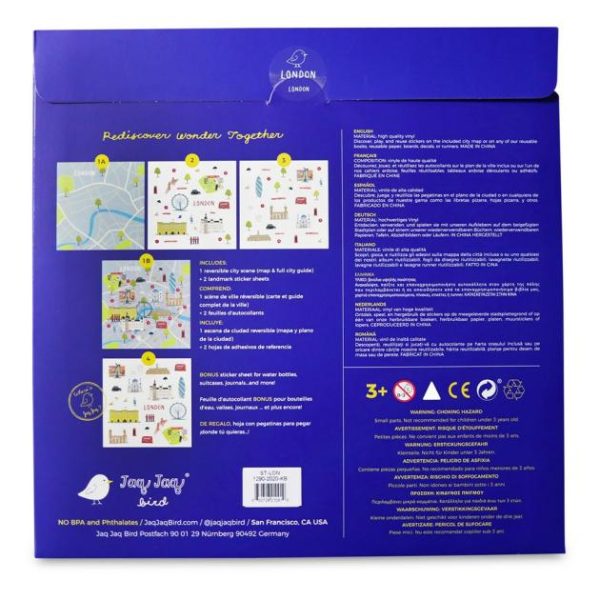 Cities Of Wonder Stick It & Go Activity Set – London  |   Art & Craft Toys Art & Craft Toys Art & Craft Toys