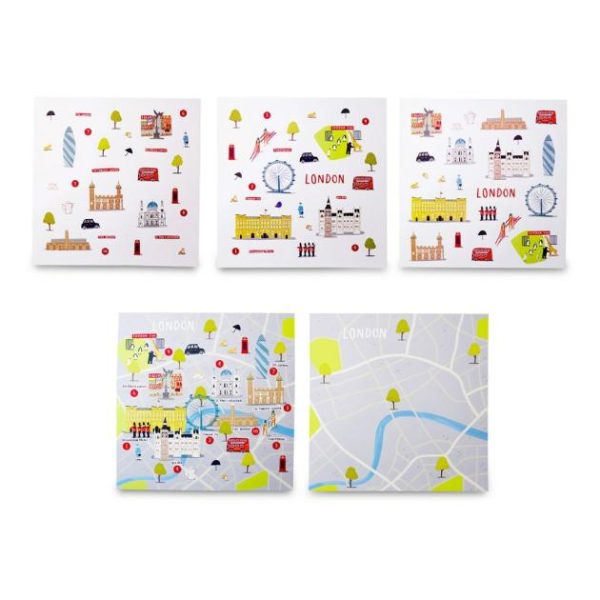 Cities Of Wonder Stick It & Go Activity Set – London  |   Art & Craft Toys Art & Craft Toys Art & Craft Toys