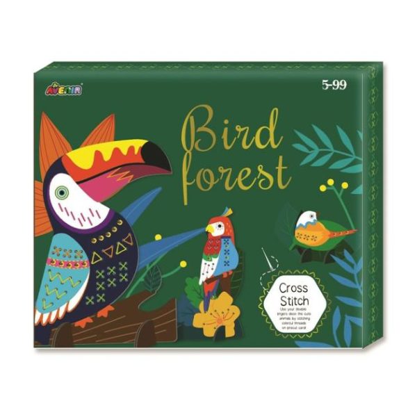 Cross Stitch – Bird Forest Box Set  |   Pocket Money Toys Pocket Money Toys Pocket Money Toys