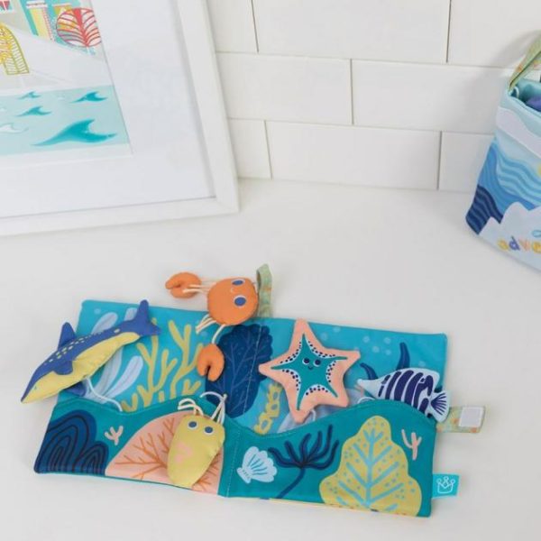 Deep Sea Dive Fabric Washable Bath Book  |   Educational & Learning Toys Educational & Learning Toys Educational & Learning Toys