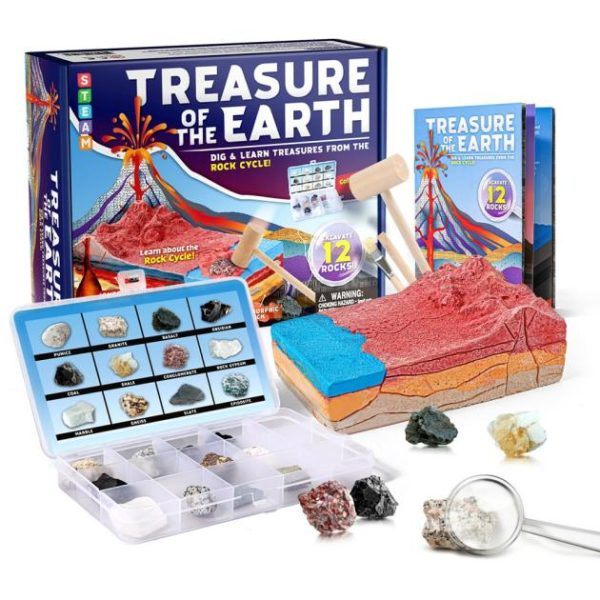 Dig Kit – Treasure Of The Earth  |   Educational & Learning Toys Educational & Learning Toys Educational & Learning Toys