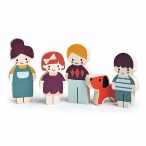 Doll Family With Dog  |   Wooden Toys Shop Wooden Toys