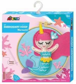 Embroidery Hoop – Mermaid  |   Art & Craft Toys Art & Craft Toys Art & Craft Toys