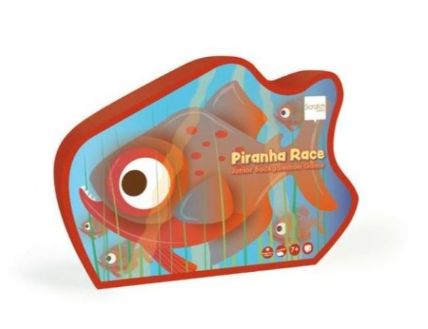 Game – Piranha Race – Junior Backgammon Game  |   Puzzles Puzzles Puzzles