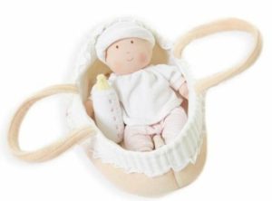 Grace Baby Doll In Carry Cot With Bottle & Blanket  |   Soft Toys Shop Soft Toys