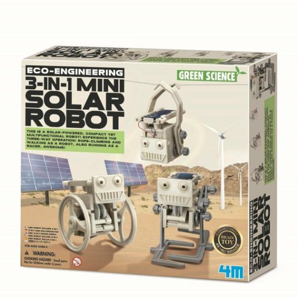 Green Science – 3 In 1 Mini Solar Robot  |   Vehicle Toys Shop Vehicle Toys