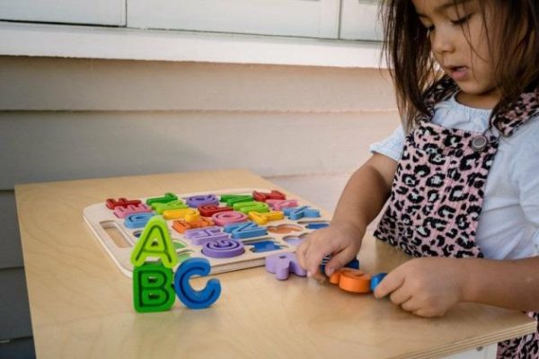 Handcarry Uppercase Abc Trace Puzzle  |   Eco Toys Eco Toys Eco Toys