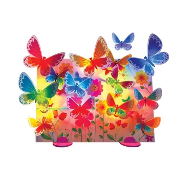 Kidzmaker – 3D Glow Butterfly Canvas  |   Art & Craft Toys Art & Craft Toys Art & Craft Toys