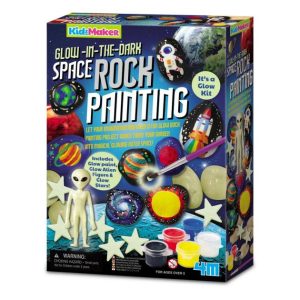 Kidzmaker – Glow In The Dark Space Rock Painting  |   Art & Craft Toys Art & Craft Toys Art & Craft Toys