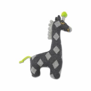 Knitted Grey Giraffe  |   Eco Toys Eco Toys Eco Toys