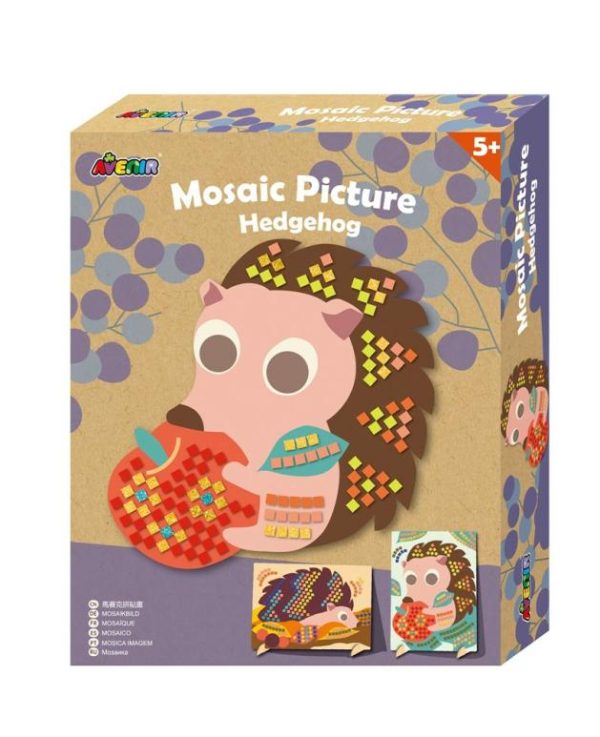 Mosaic Picture – Hedgehog  |   Art & Craft Toys Art & Craft Toys Art & Craft Toys