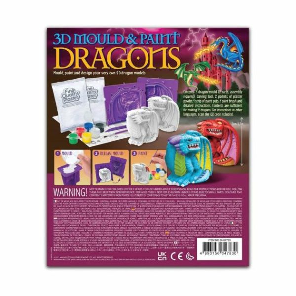 Mould & Paint – 3D Dragons  |   Art & Craft Toys Art & Craft Toys Art & Craft Toys