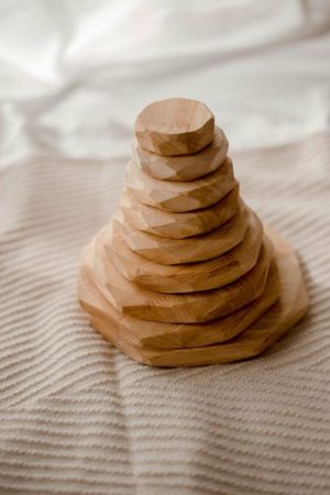 Natural Wooden Stacking Stones  |   Wooden Toys Shop Wooden Toys