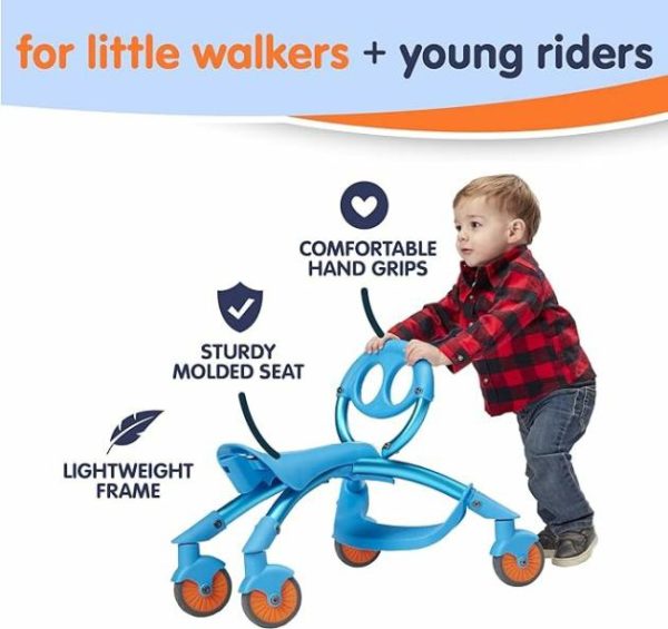 Pewi Push – Ride On/Walker – Blue  |   Ride On Toys Ride On Toys Ride On Toys