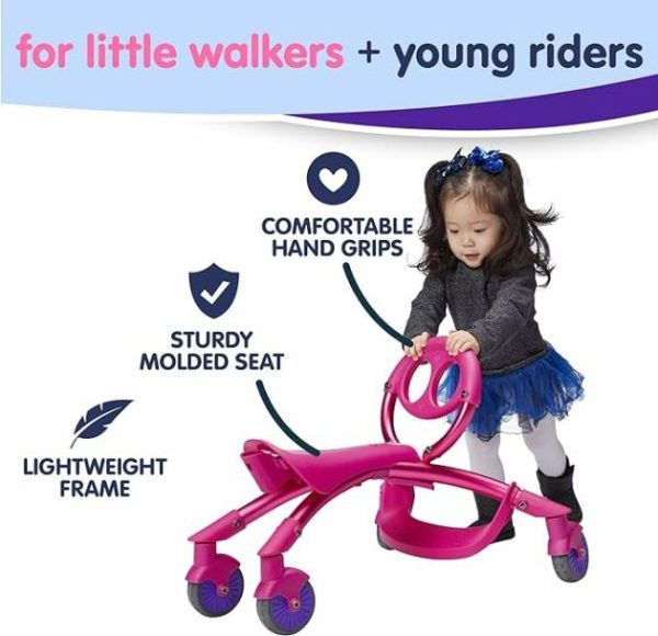 Pewi Push – Ride On/Walker – Pink  |   Ride On Toys Ride On Toys Ride On Toys