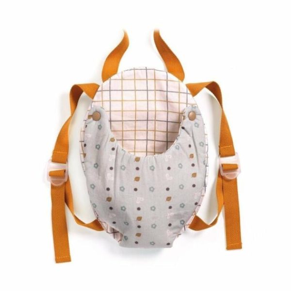 Pomea – Blue Grey Baby Doll Carrier  |   Pretend Play Toys Pretend Play Toys Pretend Play Toys