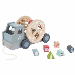 Pull Along Recycling Truck  |   Eco Toys Eco Toys Eco Toys