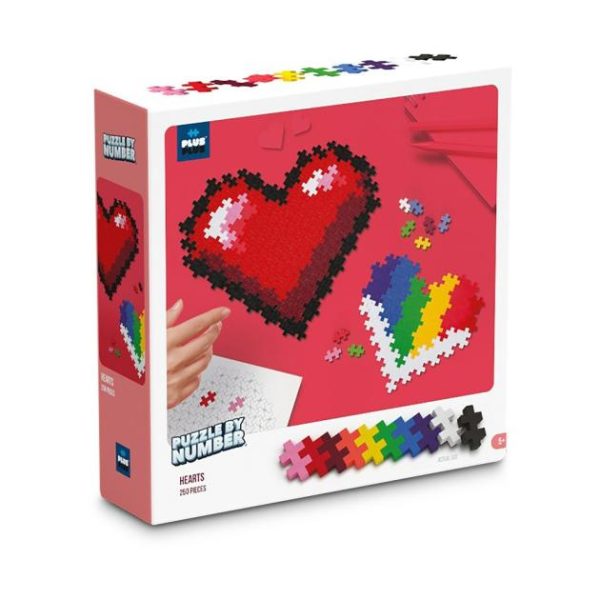 Puzzle By Number – Hearts 250Pcs  |   Building & Construction Toys Building & Construction Toys Building & Construction Toys