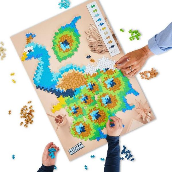 Puzzle By Number – Peacock 800Pcs  |   Building & Construction Toys Building & Construction Toys Building & Construction Toys