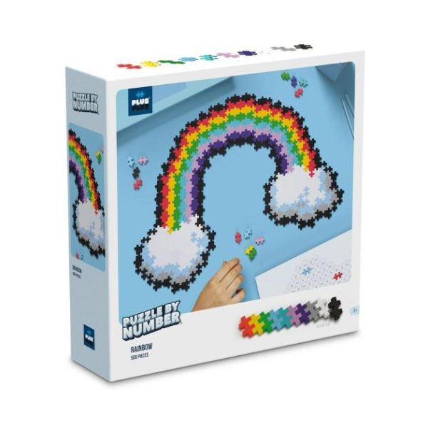 Puzzle By Number – Rainbow 500Pcs  |   Building & Construction Toys Building & Construction Toys Building & Construction Toys