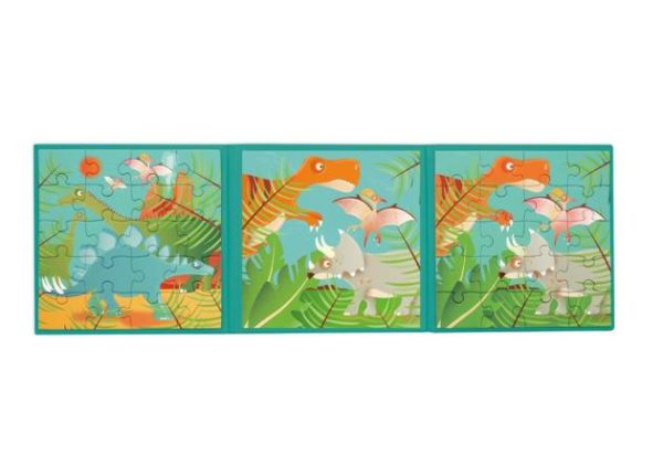 Puzzle – Magnetic Puzzle Book To Go – Dinosaurs  |   Puzzles Puzzles Puzzles