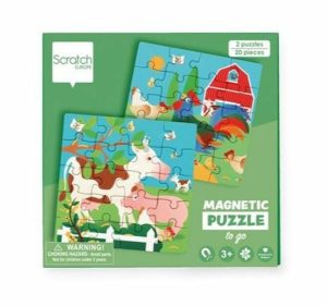 Puzzle – Magnetic Puzzle Book To Go – Farm  |   Puzzles Puzzles Puzzles