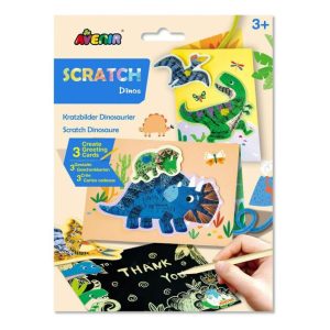 Scratch Greeting Card – Dinos  |   Dinosaur Toys Dinosaur Toys Dinosaur Toys