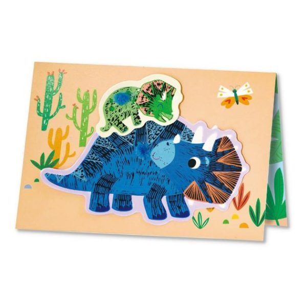 Scratch Greeting Card – Dinos  |   Dinosaur Toys Dinosaur Toys Dinosaur Toys