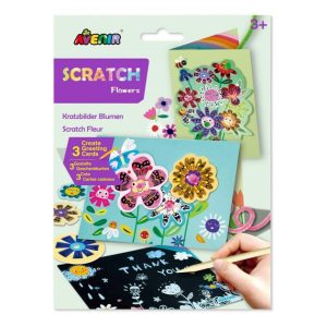 Scratch Greeting Card – Flowers  |   Educational & Learning Toys Educational & Learning Toys Educational & Learning Toys