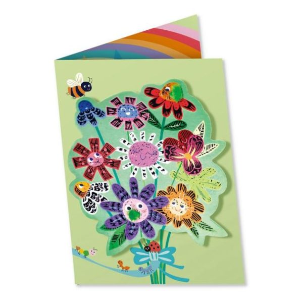 Scratch Greeting Card – Flowers  |   Educational & Learning Toys Educational & Learning Toys Educational & Learning Toys