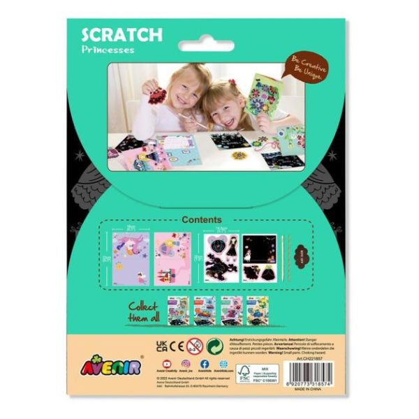 Scratch Greeting Card – Princess  |   Educational & Learning Toys Educational & Learning Toys Educational & Learning Toys