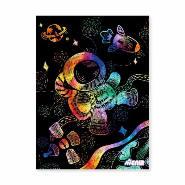 Scratch & Stencil – Space  |   Space Toys Shop Space Toys