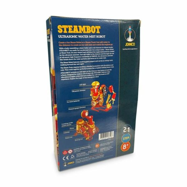 Steambot – 2-In-1 Ultrasonic Water Mist Robot  |   Robotics & Coding Toys Robotics & Coding Toys Robotics & Coding Toys