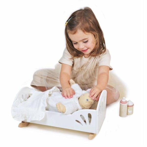 Sweet Swan Dolly Bed  |   Wooden Toys Shop Wooden Toys