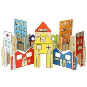 The Happy Architect Town Set  |   Wooden Toys Shop Wooden Toys