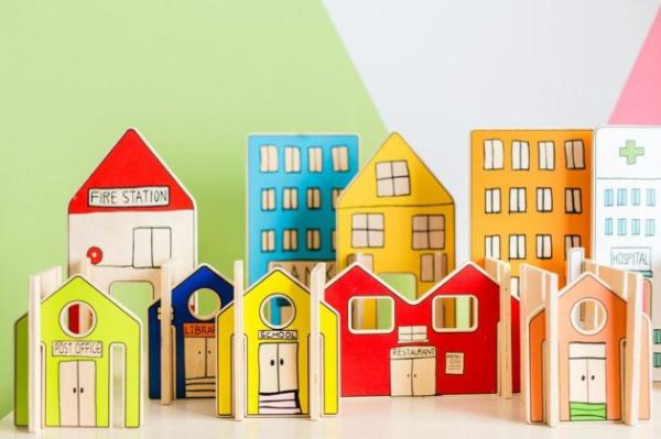 The Happy Architect Town Set  |   Wooden Toys Shop Wooden Toys