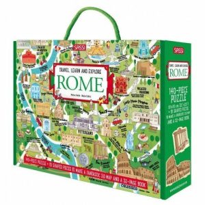 Travel, Learn And Explore – Puzzle And Book Set – Rome – 140 P  |   Puzzles Puzzles Puzzles