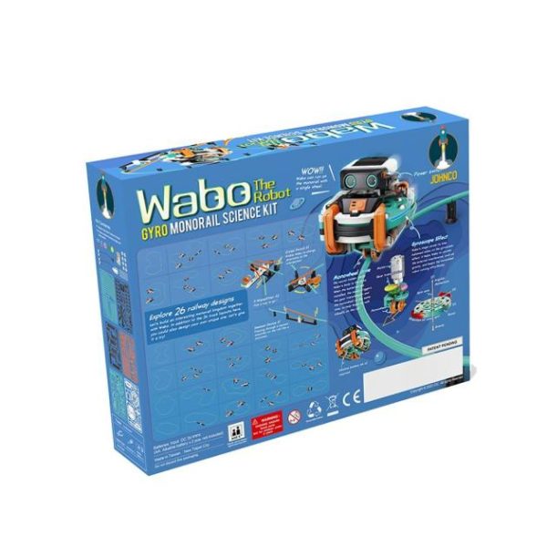 Wabo The Robot – Gyro Monorail Science Kit  |   Robotics & Coding Toys Robotics & Coding Toys Robotics & Coding Toys