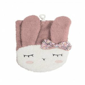 Wash Cloth – Rabbit – Pale Rose  |   Eco Toys Eco Toys Eco Toys