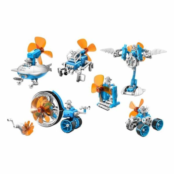 Wheely Windpower 6 In 1 Wind-Powered Robot  |   Educational & Learning Toys Educational & Learning Toys Educational & Learning Toys