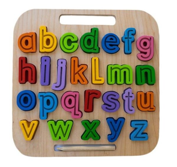 Handcarry Lowercase Abc Trace Puzzle  |   Eco Toys Eco Toys Eco Toys