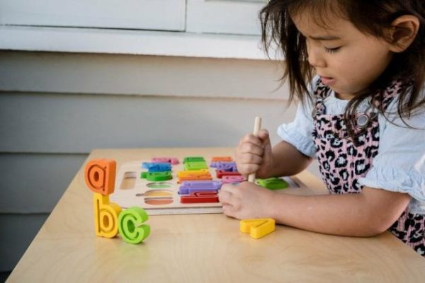 Handcarry Lowercase Abc Trace Puzzle  |   Eco Toys Eco Toys Eco Toys